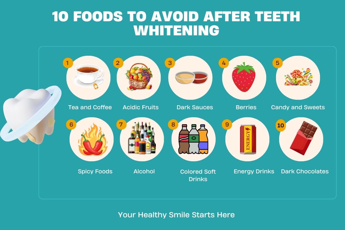 10 Foods to Avoid After Teeth Whitening